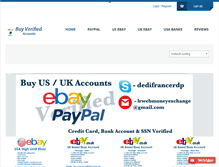 Tablet Screenshot of buyverifiedaccounts.com
